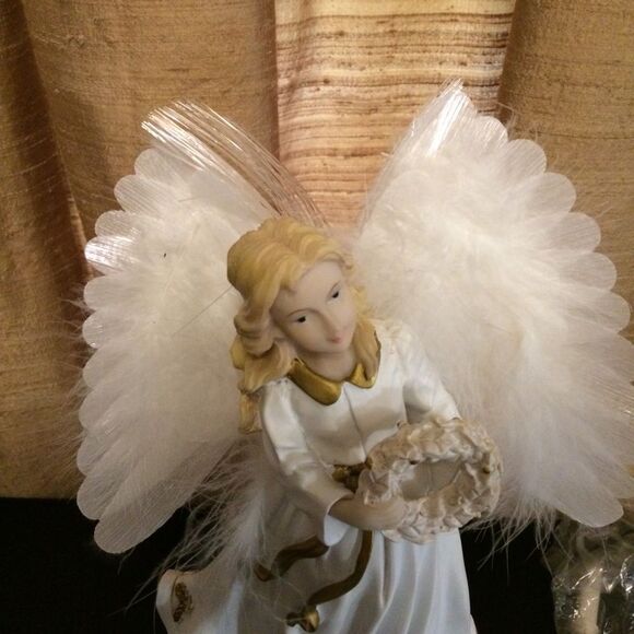 NIB NWT Christmas International Musical Lite Angel - Picture 6 of 8
